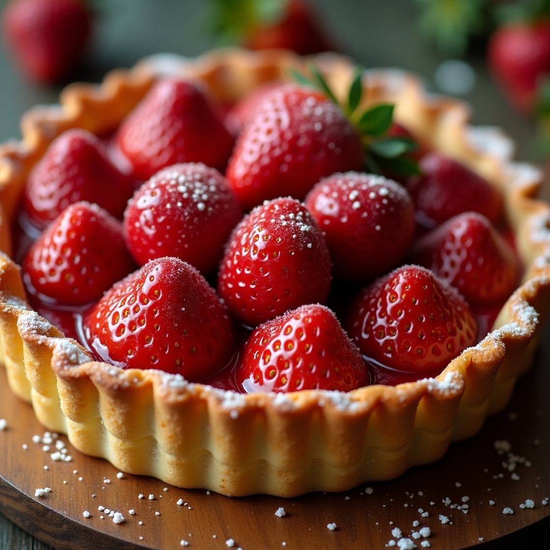 Tarte aux fraises